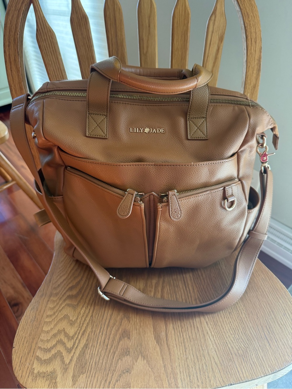 LILY JADE CAROLINE BAG IN VEGAN LEATHER (NEVER USED IN PERFECT CONDITION)